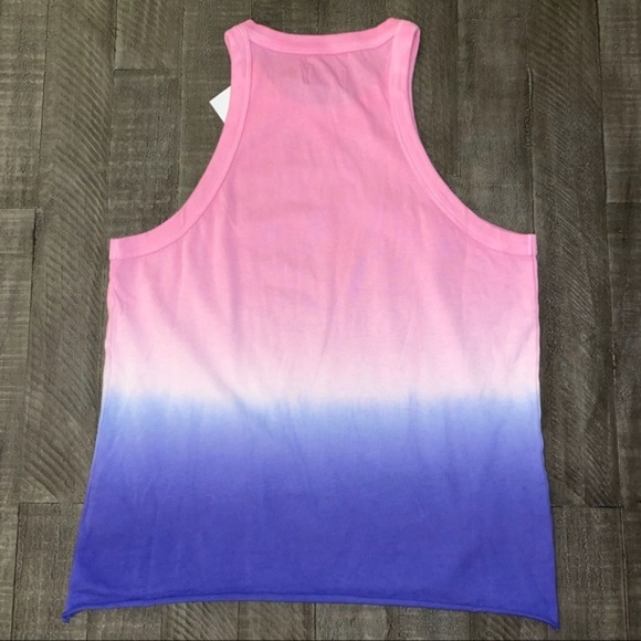 NWT WSLY Rivington Weekend Pink Blue Ombre Tank Top - Picture 8 of 9